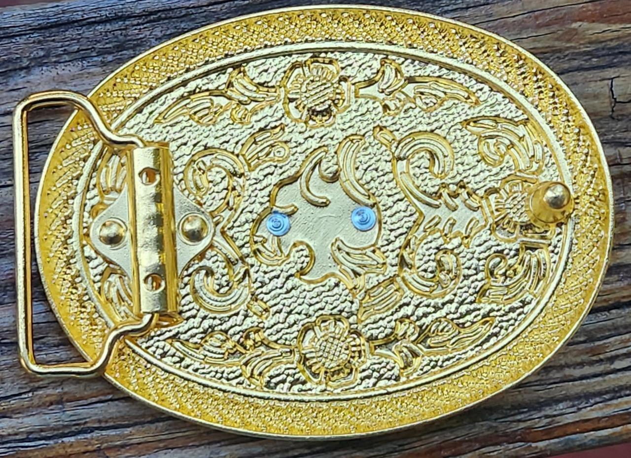 NEW BULL HEAD LONG HORN GOLD SILVER SHINE WESTERN COWBOY RODEO BELT BUCKLE