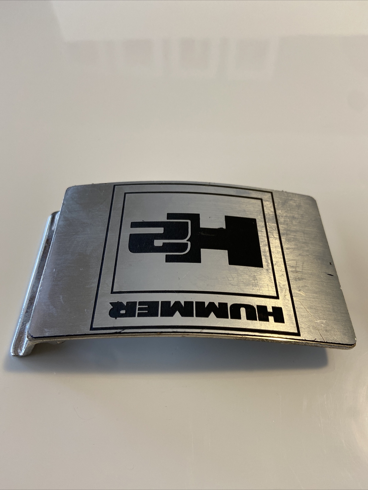 GM Officially Licensed Hummer H2 Belt Buckle for 1.5&Prime; Belt 3.75&Prime; x 2.5&Prime; Front