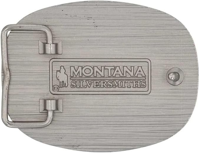 Montana Silversmiths Western Belt Buckle Don&rsquo;t Tread On Me Roped A903