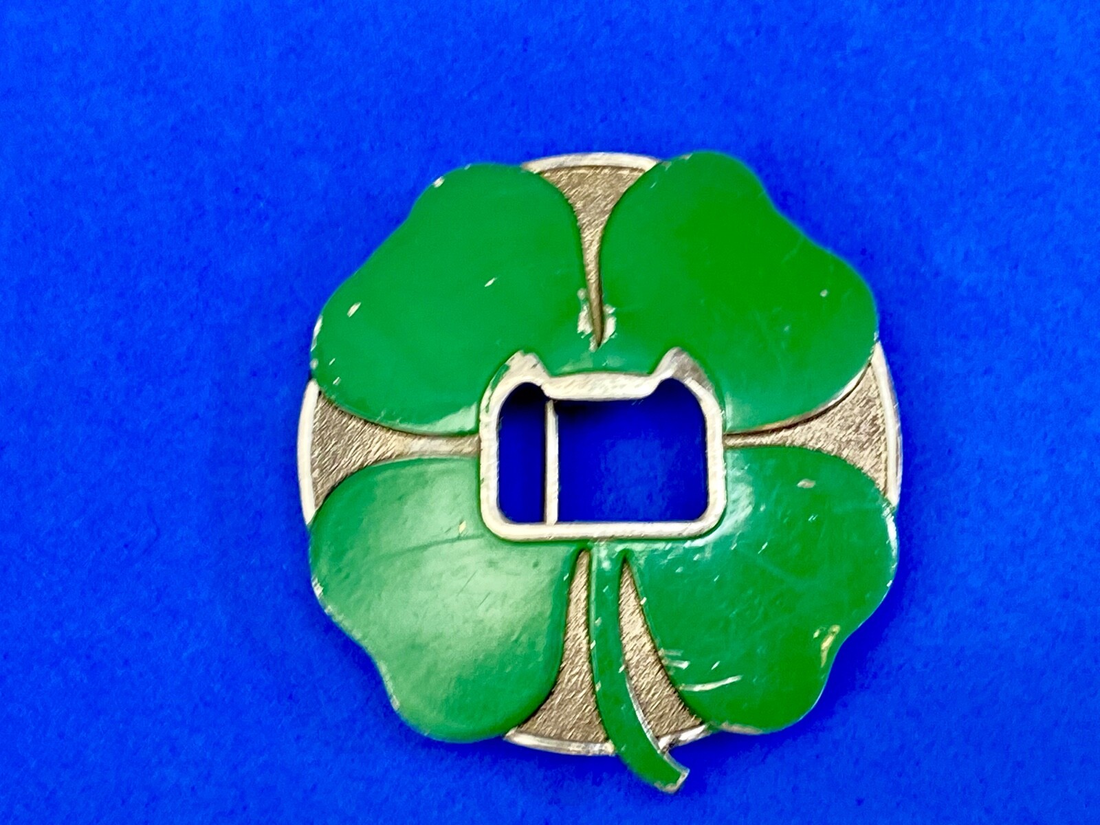 Four Leaf Clover W/ Bottle Opener** Funny Novelty Belt Buckle By Kalan