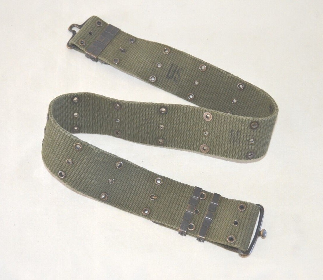 US Army Military Pistol Belt LC1 Alice Individual Equipment OD Green
