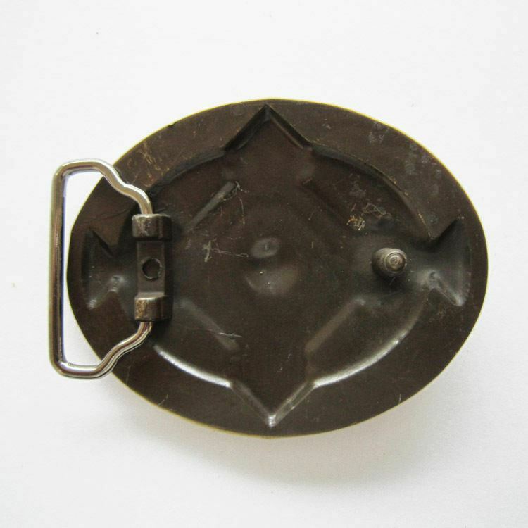 Bronze Plated Celtic Cross Totem Western Metal Belt Buckle