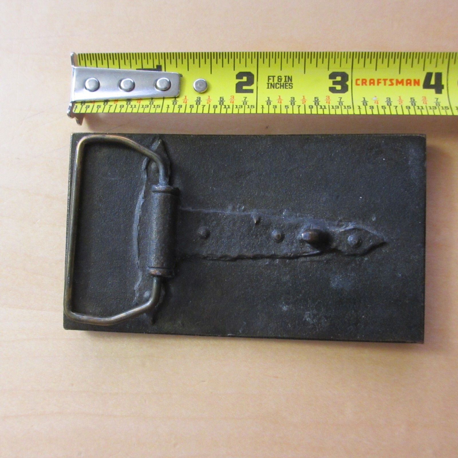 rectangle WINCHESTER 3 3/4 x 2 1/8  » BELT BUCKLE Repeating Arms New Haven, CT