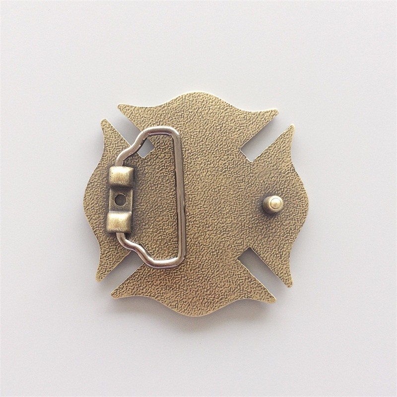 Antique Bronze Fire Fighter Dept Classic Hero Belt Buckle also Stock in the US