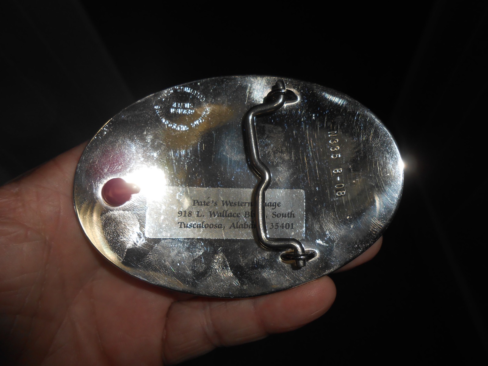 Montana Silversmiths Cowboy On Horse Belt Buckle Silver Gold Western New In Box
