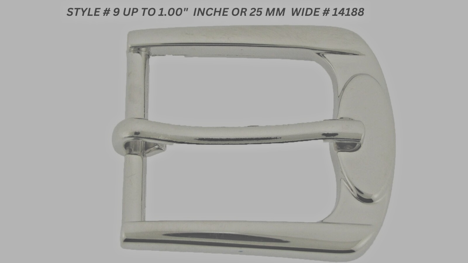Pin Belt Buckles for Men&rsquo;s Fits 1.0″ inch 25mm Belt Watch Silver Anti Allergic
