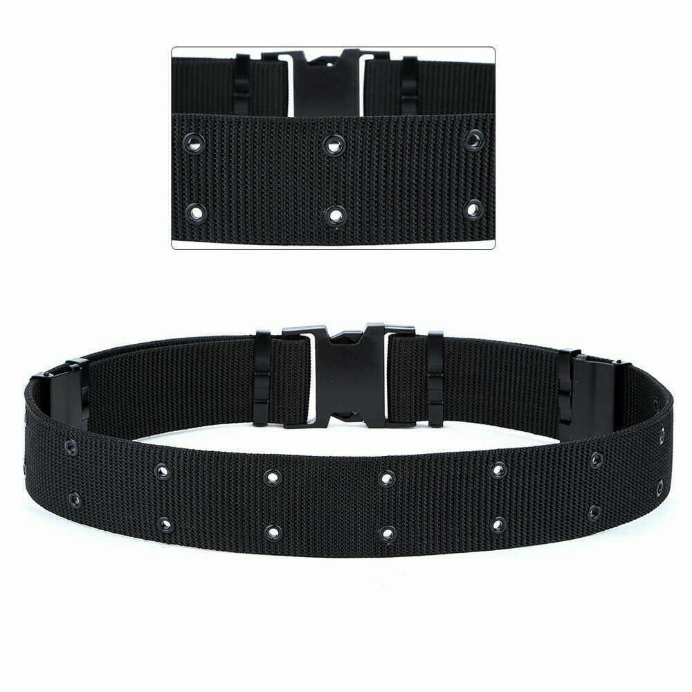 Tactical Military Belt Adjustable Buckle Gun Belt Quick Release Belts Strap USA