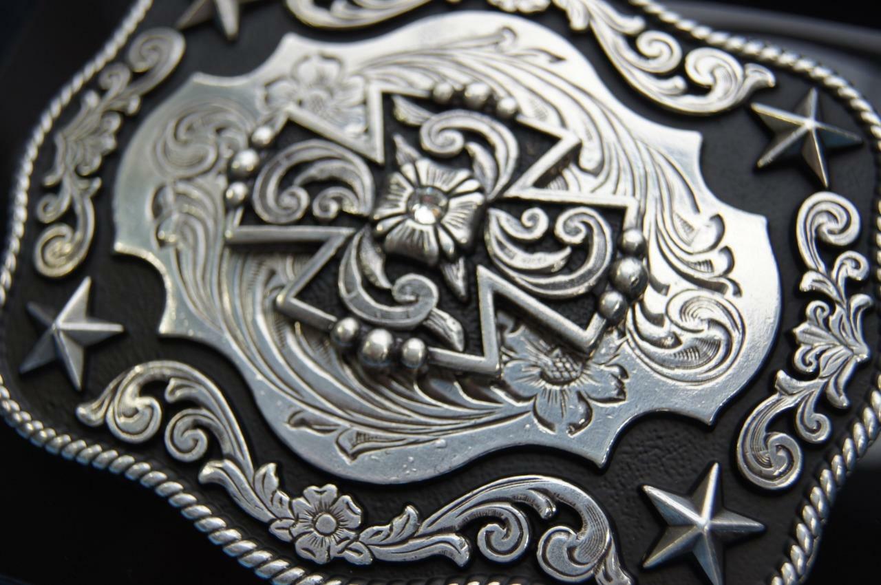 M&F WESTERN NOCONA STAR BELT BUCKLE 37704