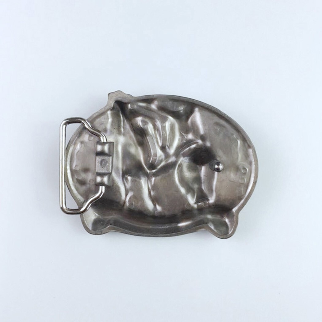 Blue Enamel Rodeo Steer Wrestling Western Belt Buckle Boucle de Ceinture