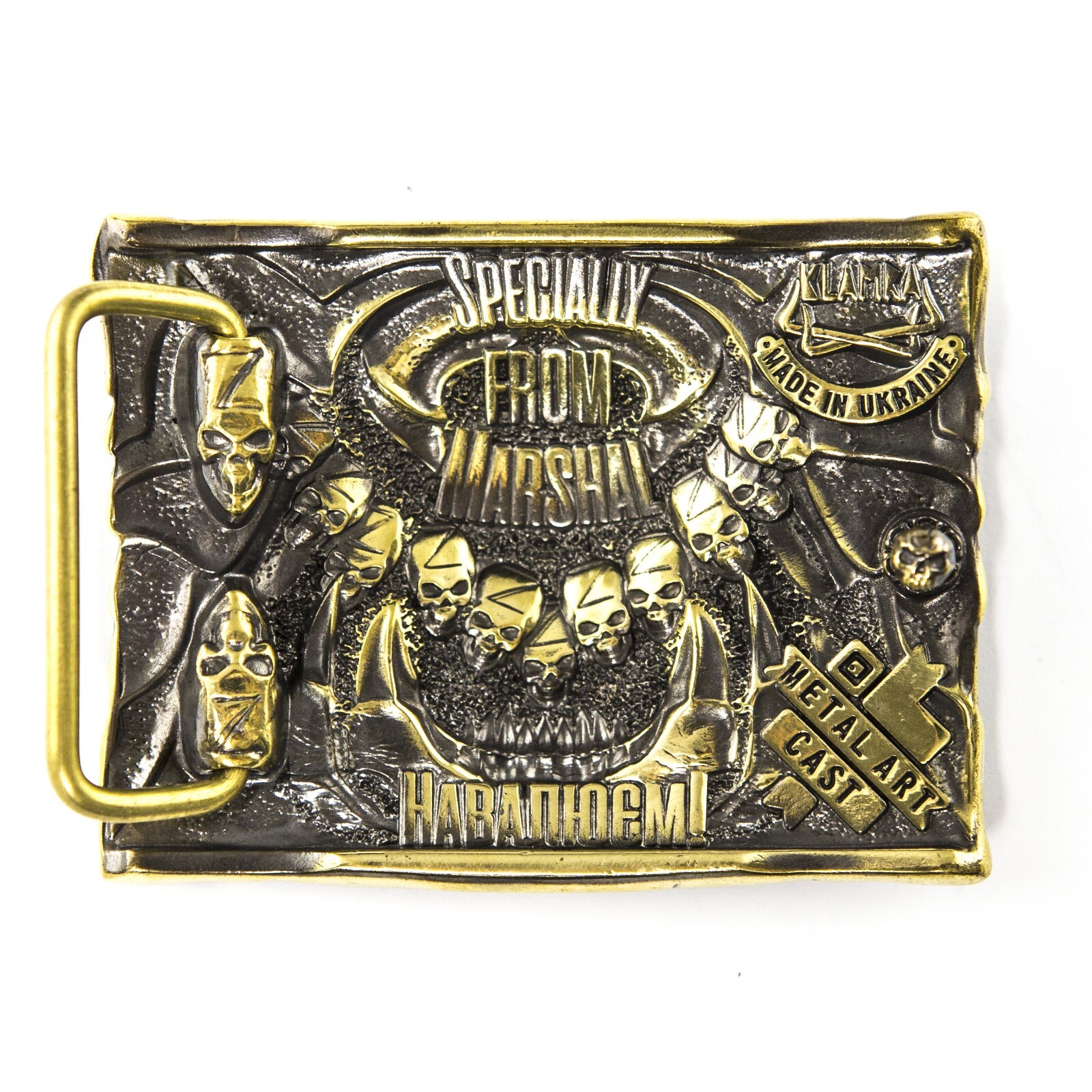 Belt buckle Predator, Extraterrestrial monster trophy Hunter, The Yautja monster