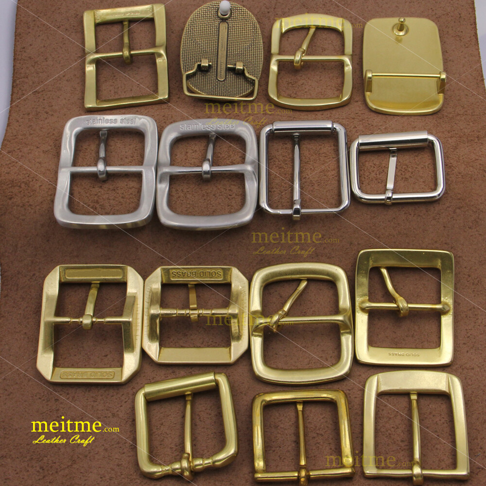 Heavy Duty Roller Belt buckle Solid Brass Single Prong Belt Buckle 1 1/2&Prime;38mm
