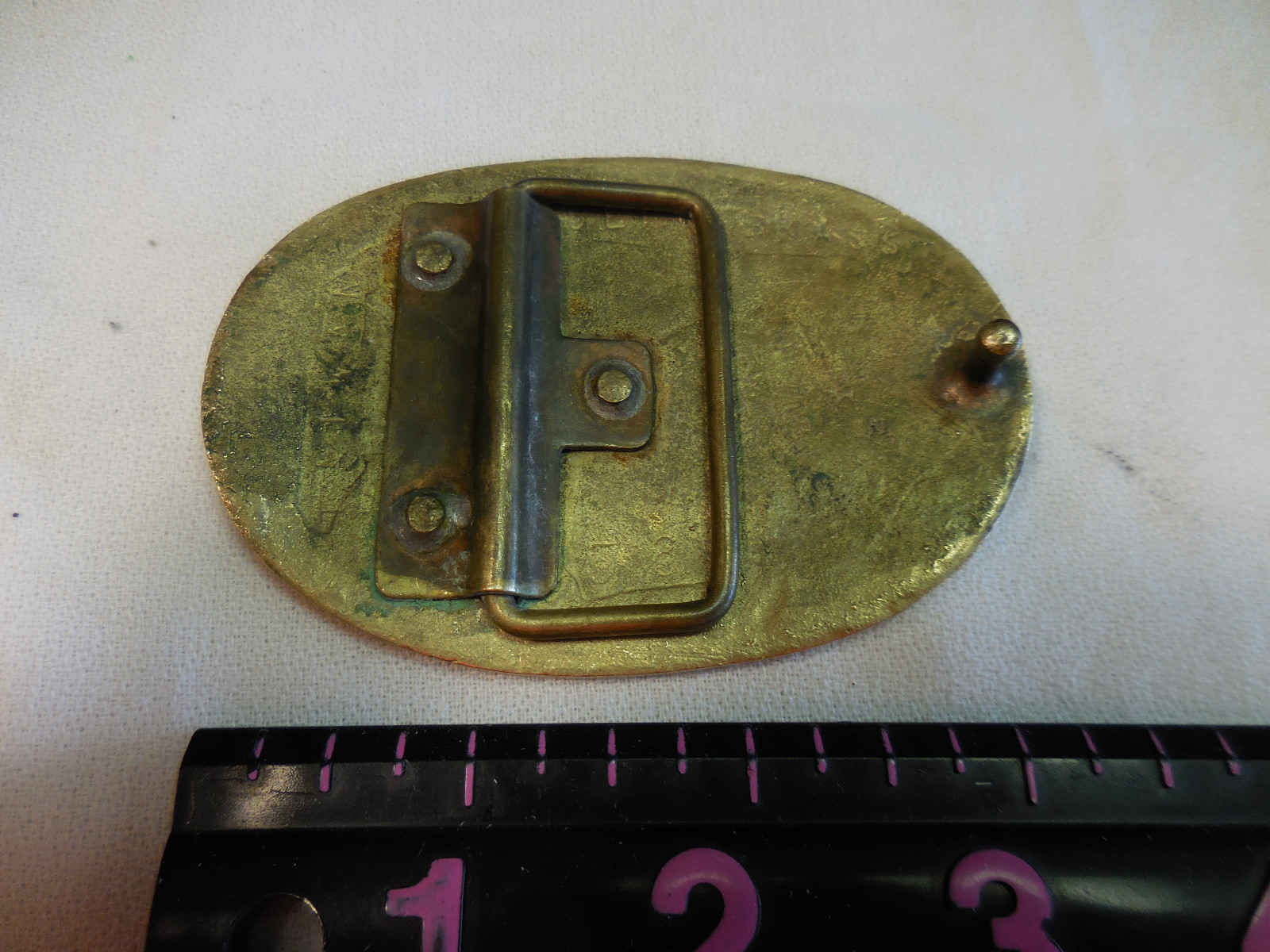 Locomotive 999 Solid Brass Belt Buckle Railroad Engine Train