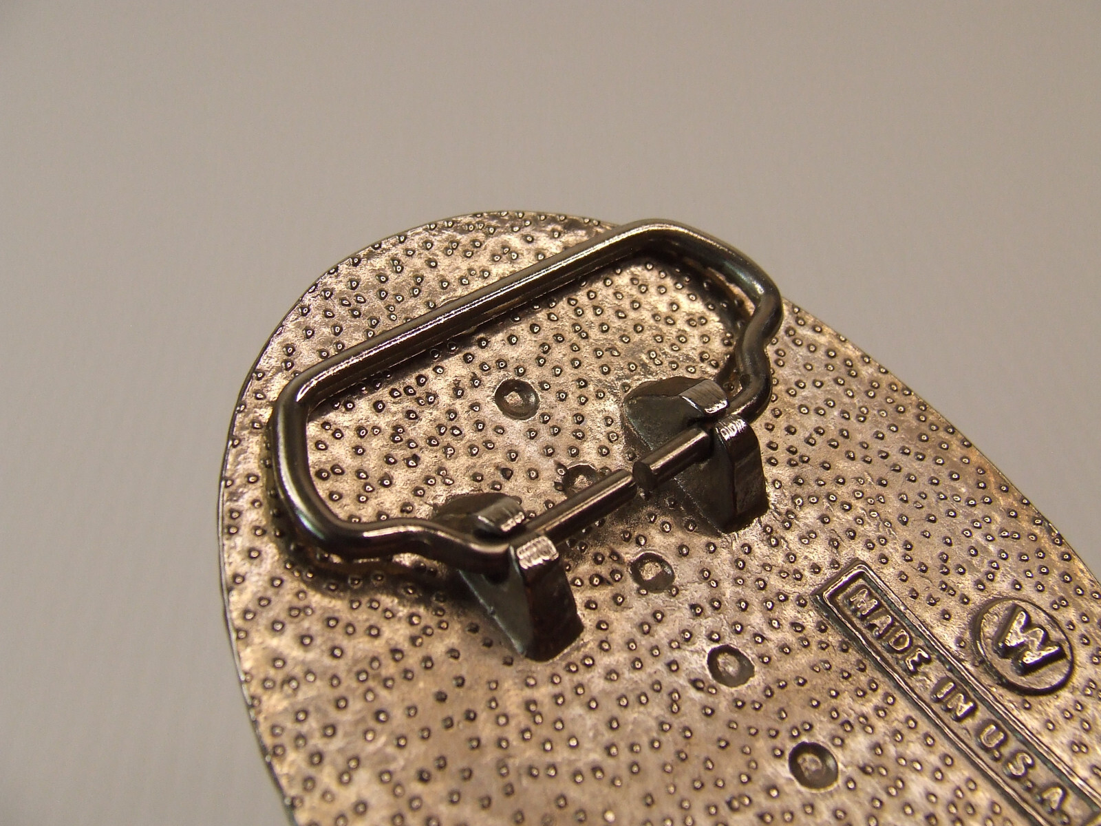 Bridled Horse Head Equestrian Oval Belt Buckle Made in USA
