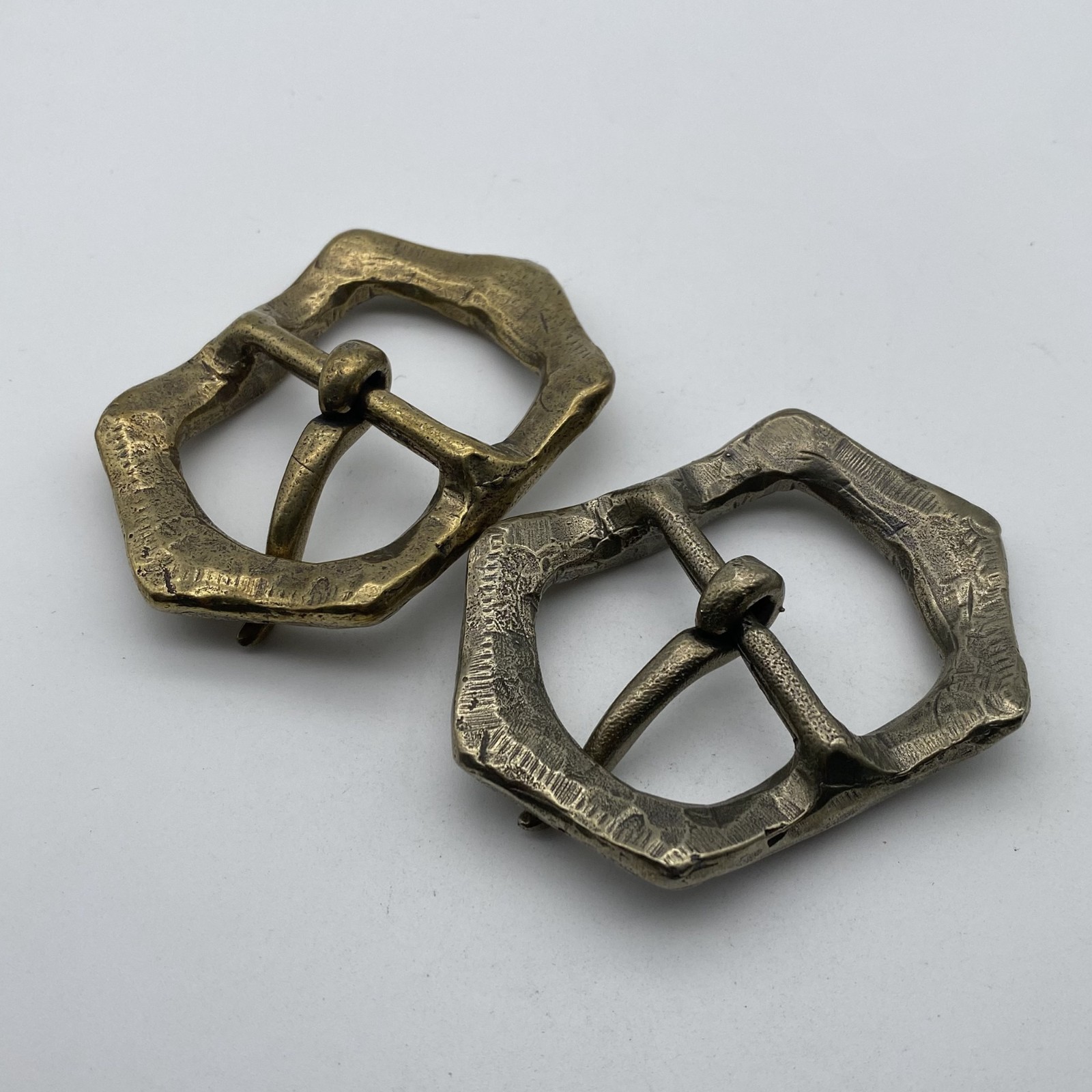 Antique Copper Casted Buckle,Retro Brass Plain Buckle