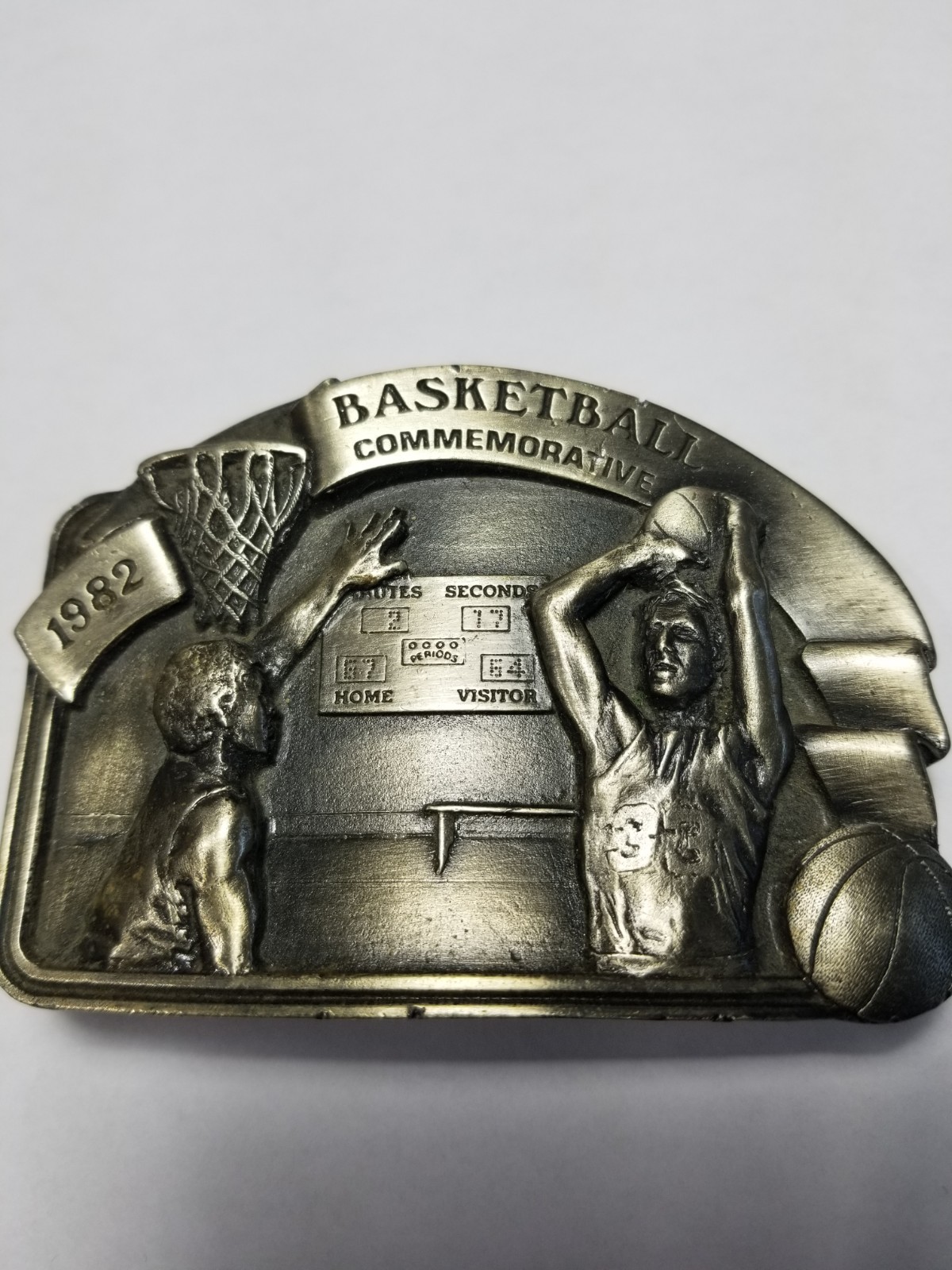 Basketball Belt Buckle Brass Vintage By Arroyo- USA Great Christmas Gift Idea