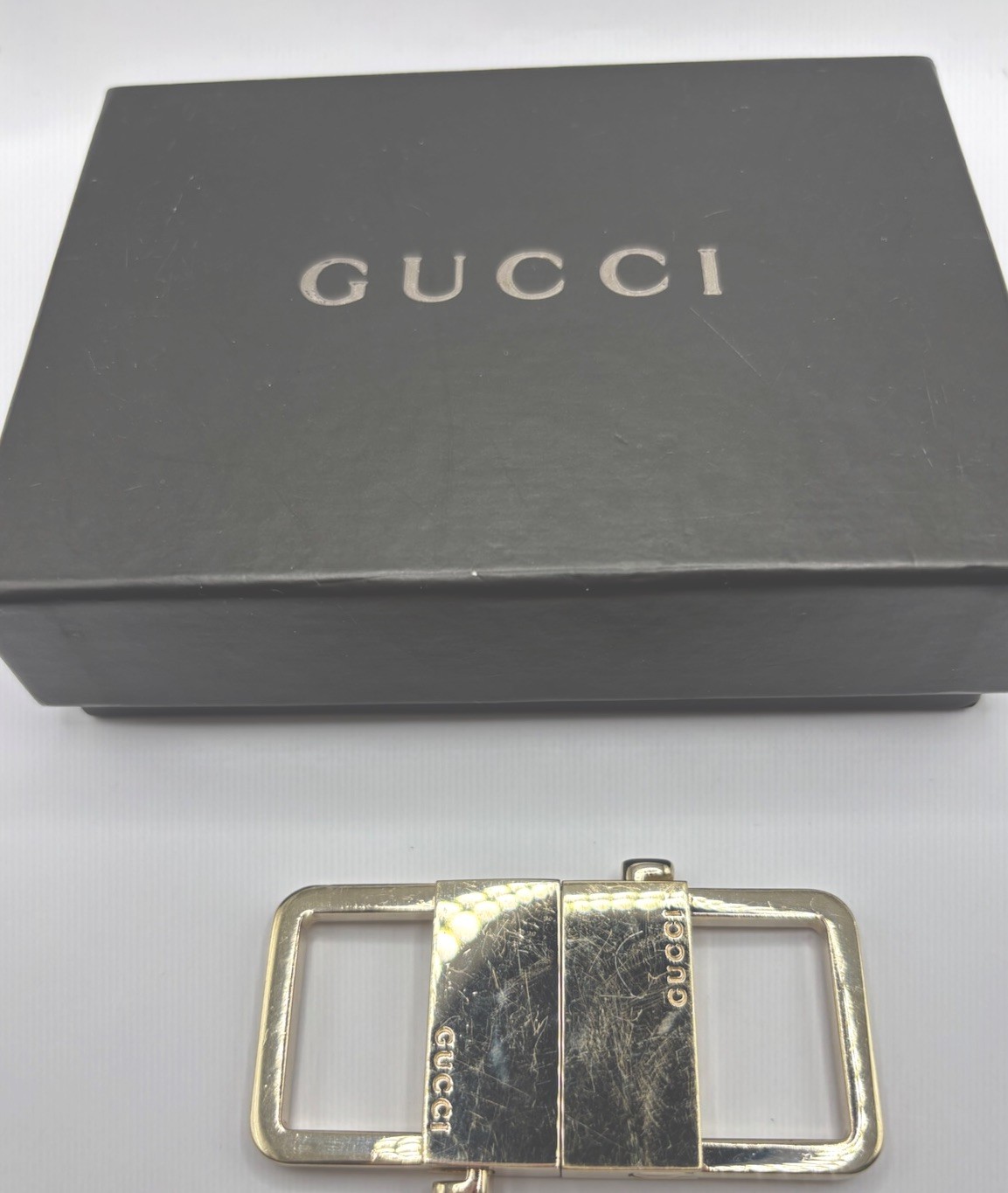 GUCCI Original Unisex Belt Buckle SS925 Pre-owned