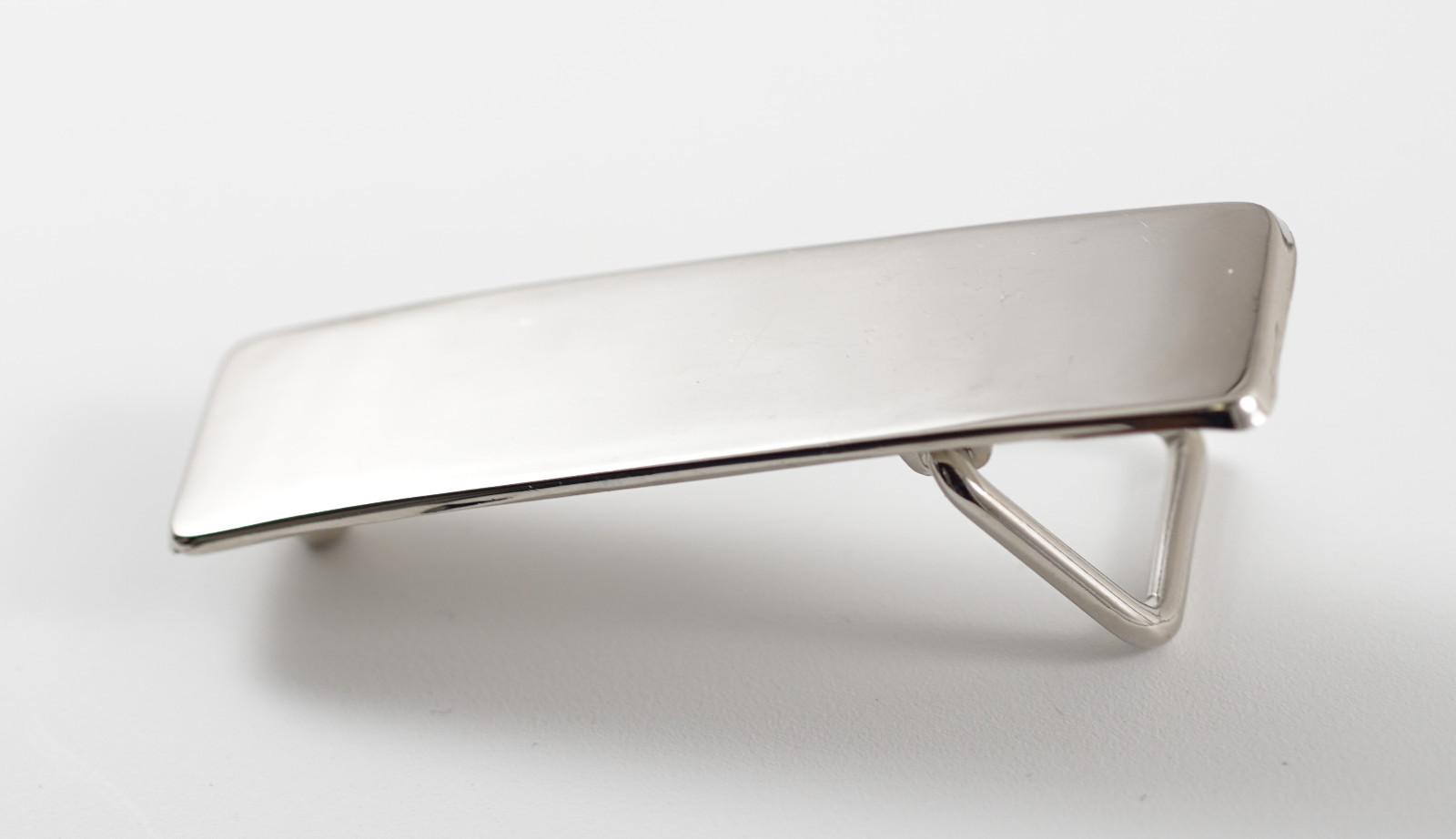 Woman Metal 5/8&Prime;(16mm) Plate Belt Buckle (#7A) Polished Silver Color NEW