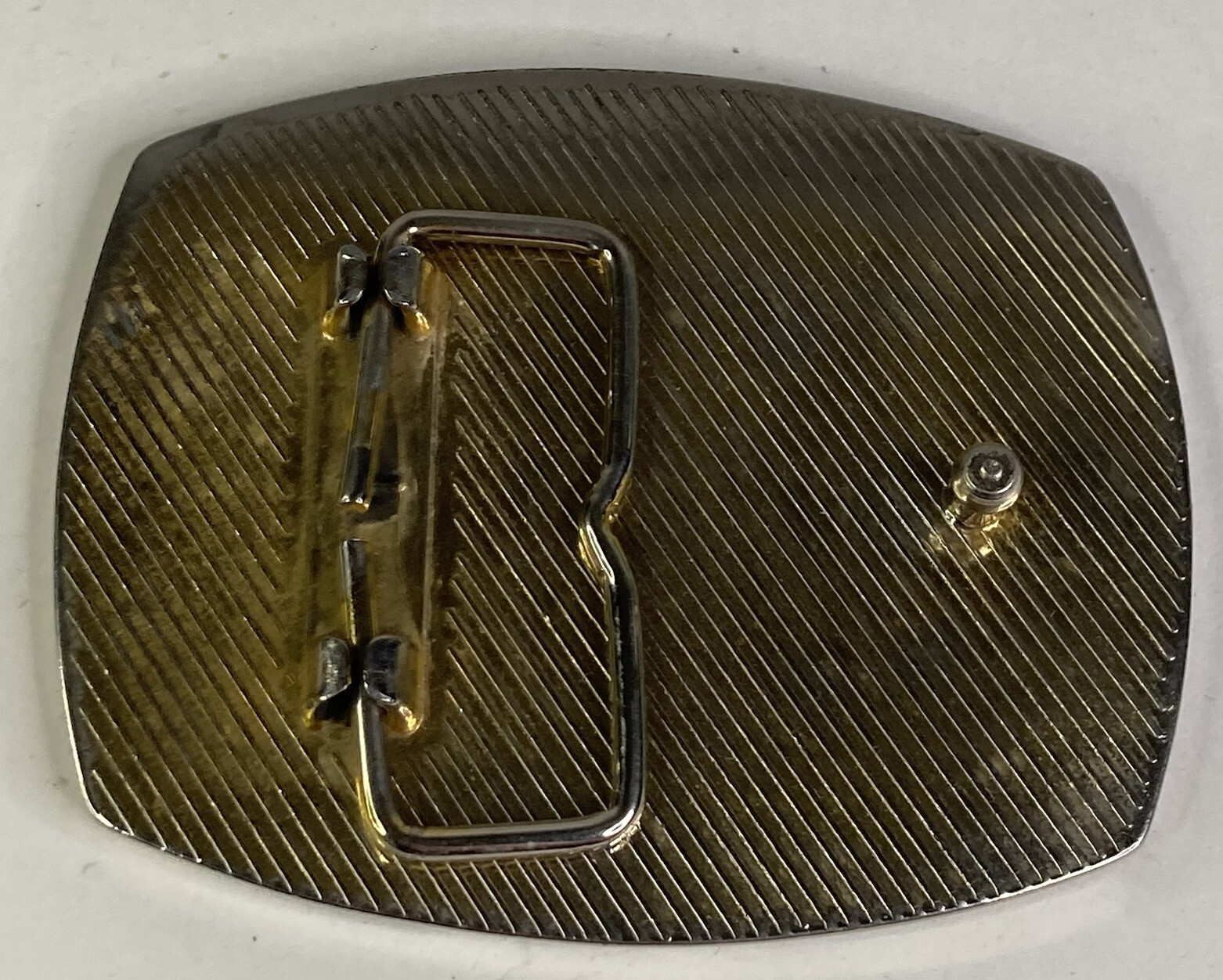 Large Metal “100th Anniversary Statue of Liberty” 3” Rectangle Belt Buckle