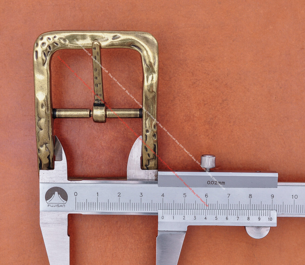 Emboss Bling Brass Rectangle Leathercraft Center Bar Belt Buckle Fit 40mm Strap