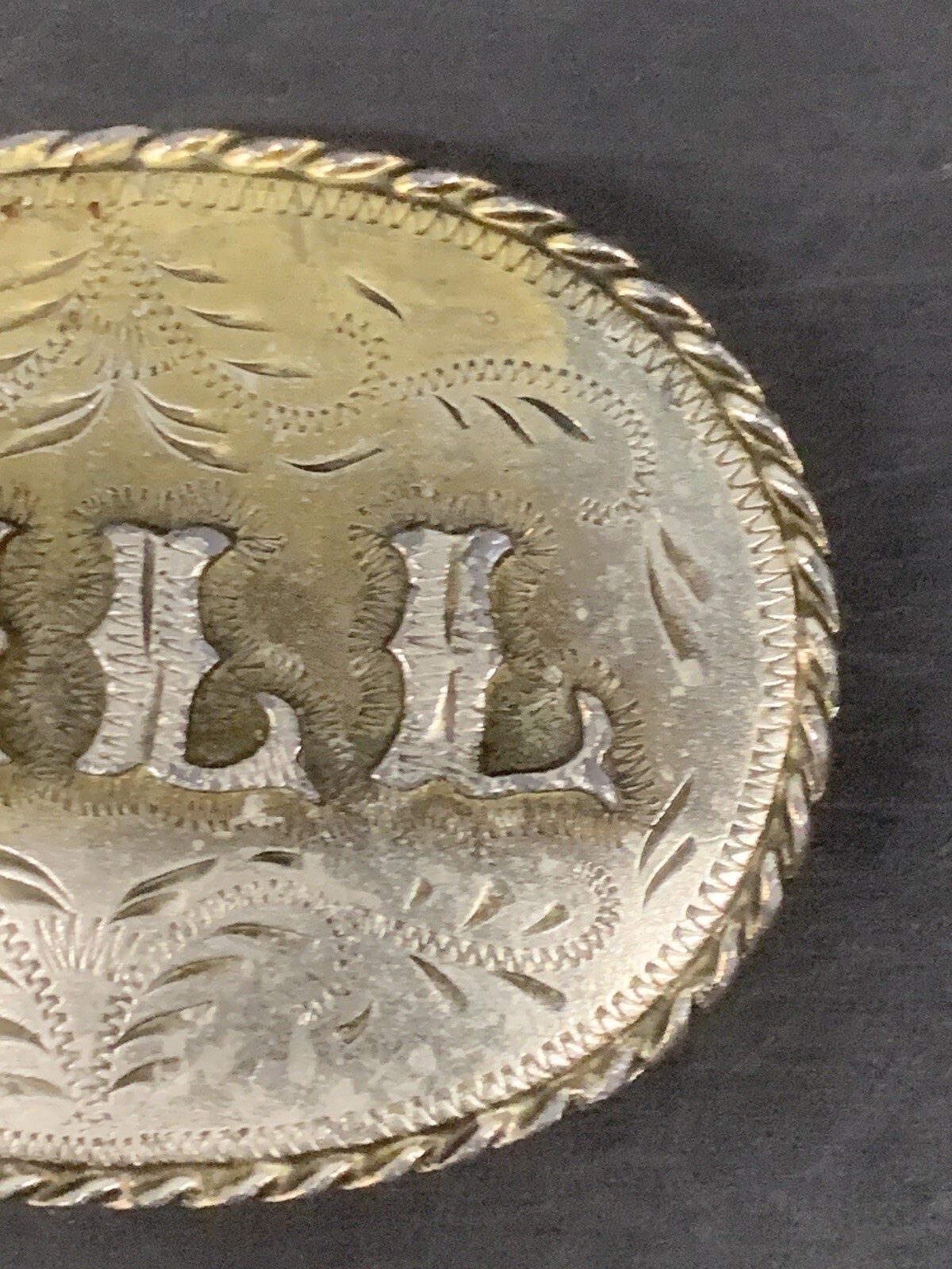 Spec Cast Belt Buckle Bill Personalized Vintage 1981 Denver, CO USA