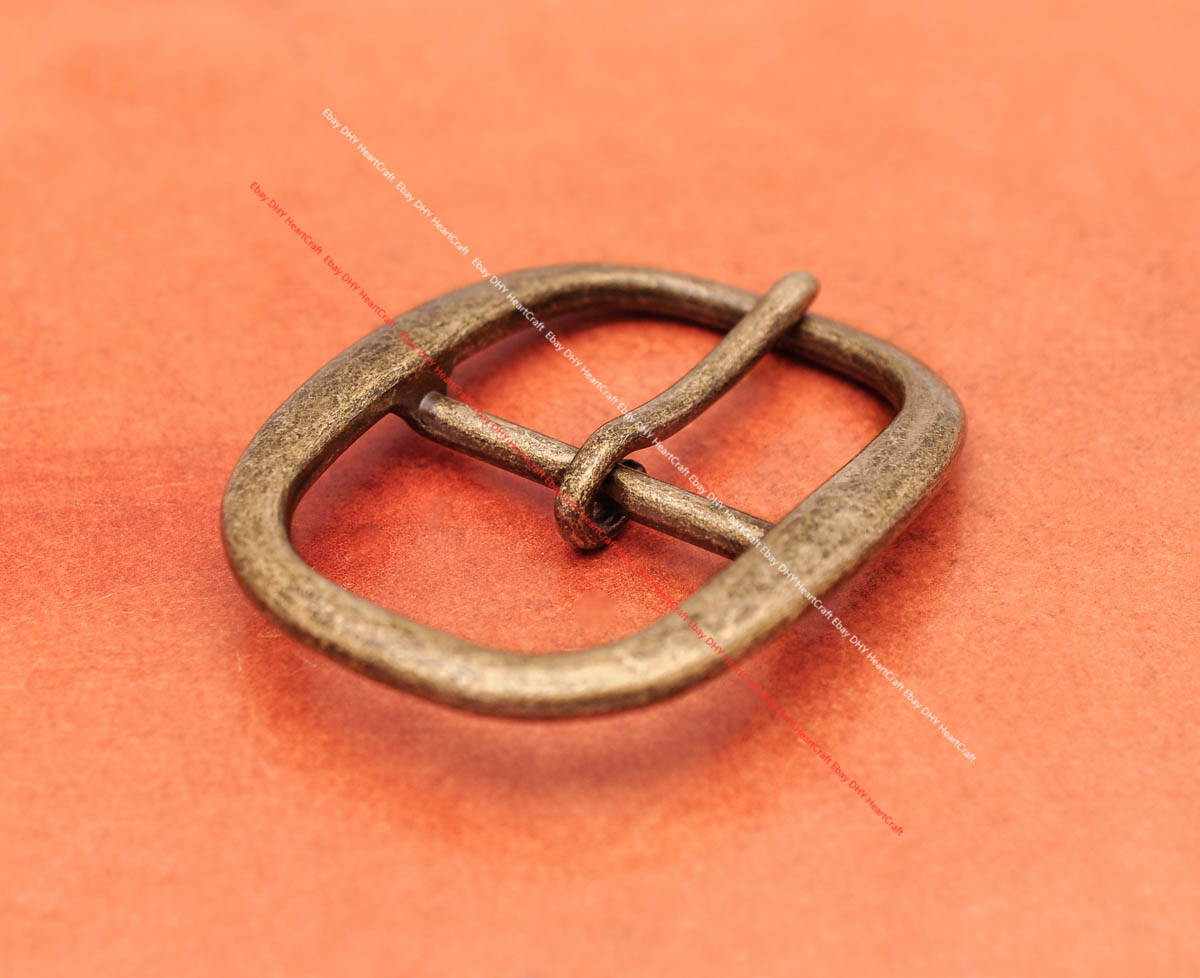 40mm Men Quality Heavy Antique Brass Leahtercraft Center Bar Jeans Belt Buckle