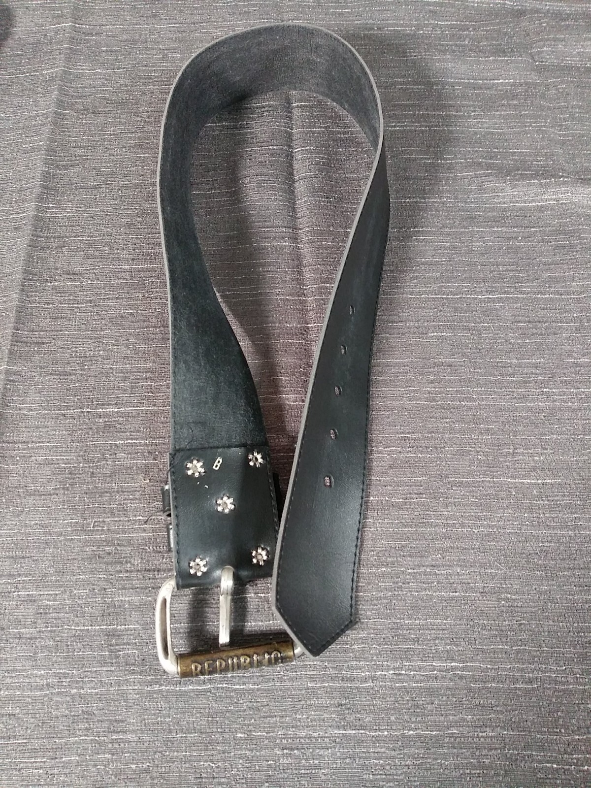 Republic Denim Belt Thick Black