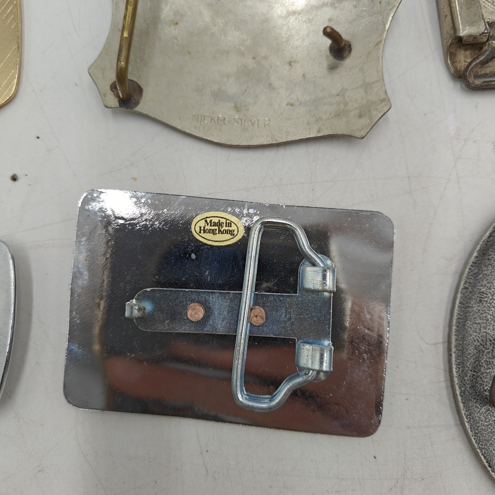 Vintage Belt Buckle LOT OF 13 – Mixed Metals Western Eagle Harley Aztec Mens