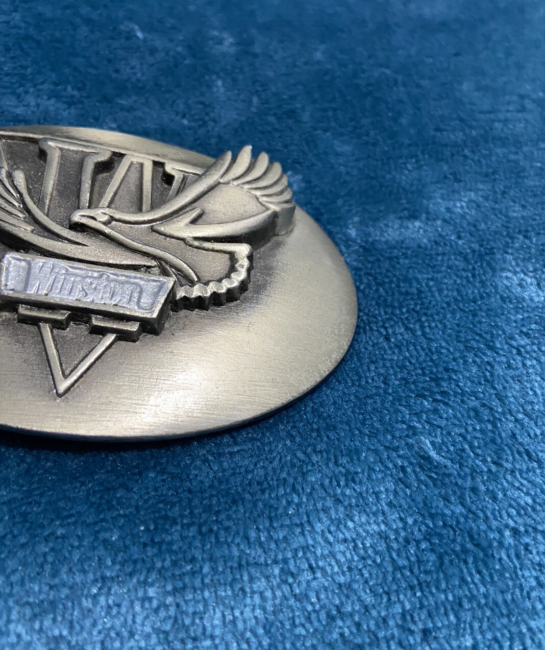 Winston Tobacco Advertising 3 Dimension Flying Eagle Belt Buckle