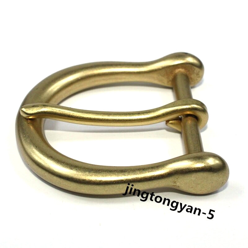 Solid Brass U Shape Belt Buckle Men&rsquo;s Pin Belt Buckles Fits For 1.5 inches Belt