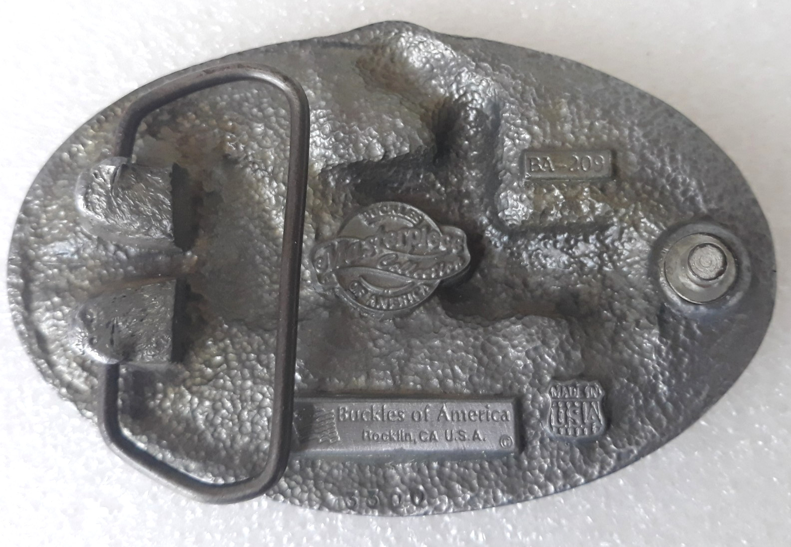 Buckles Of America MASTERPIECE COLLECTION BA-209 Native & Horse Belt Buckle