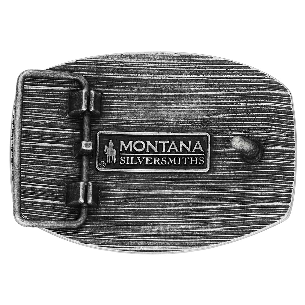 Montana Silversmiths Dale Brisby Texas Homestead Belt Buckle A1043DB