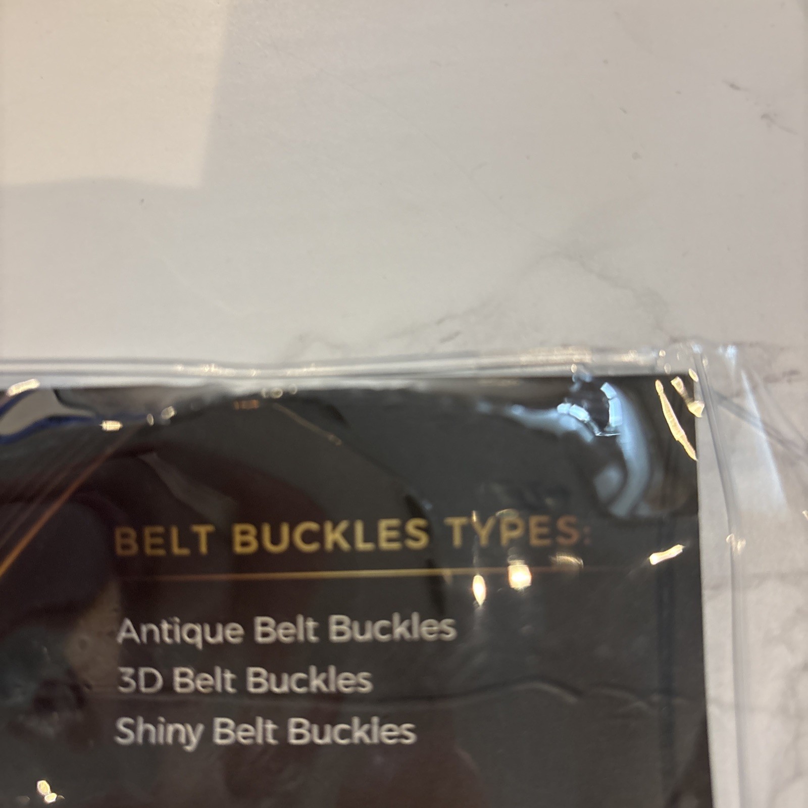 Custom Belt Buckle Shiny Gold , Oval Design