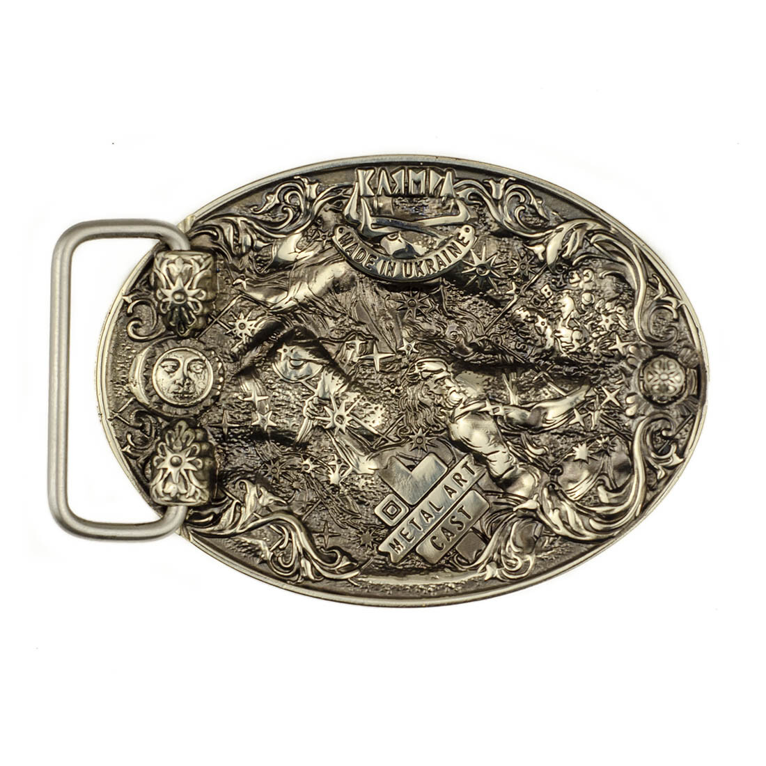Aquarius german silver belt buckle, Horoscope Astrological Zodiac Sign buckle