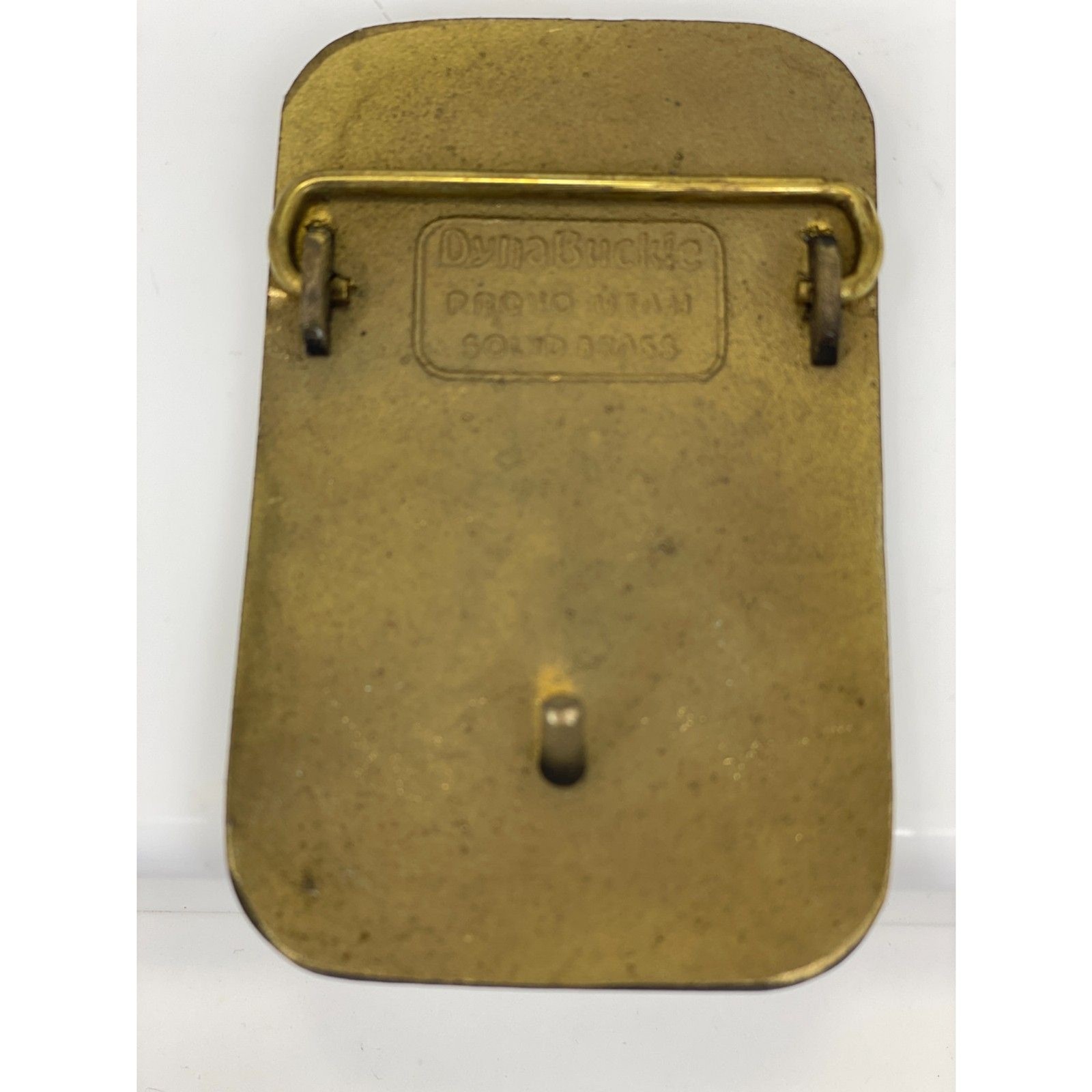 Ernst Gage Co. Livingston NJ USA Brass Belt Buckle
