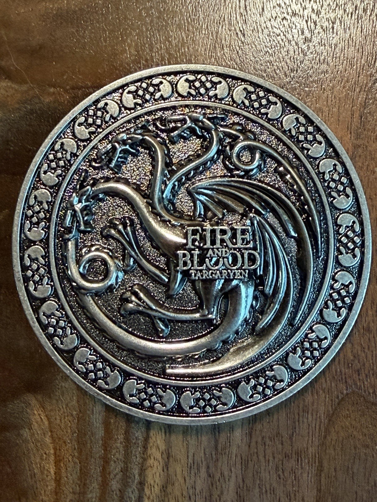 Game of Thrones House Targaryen Dragon Enamel Metal Belt Buckle