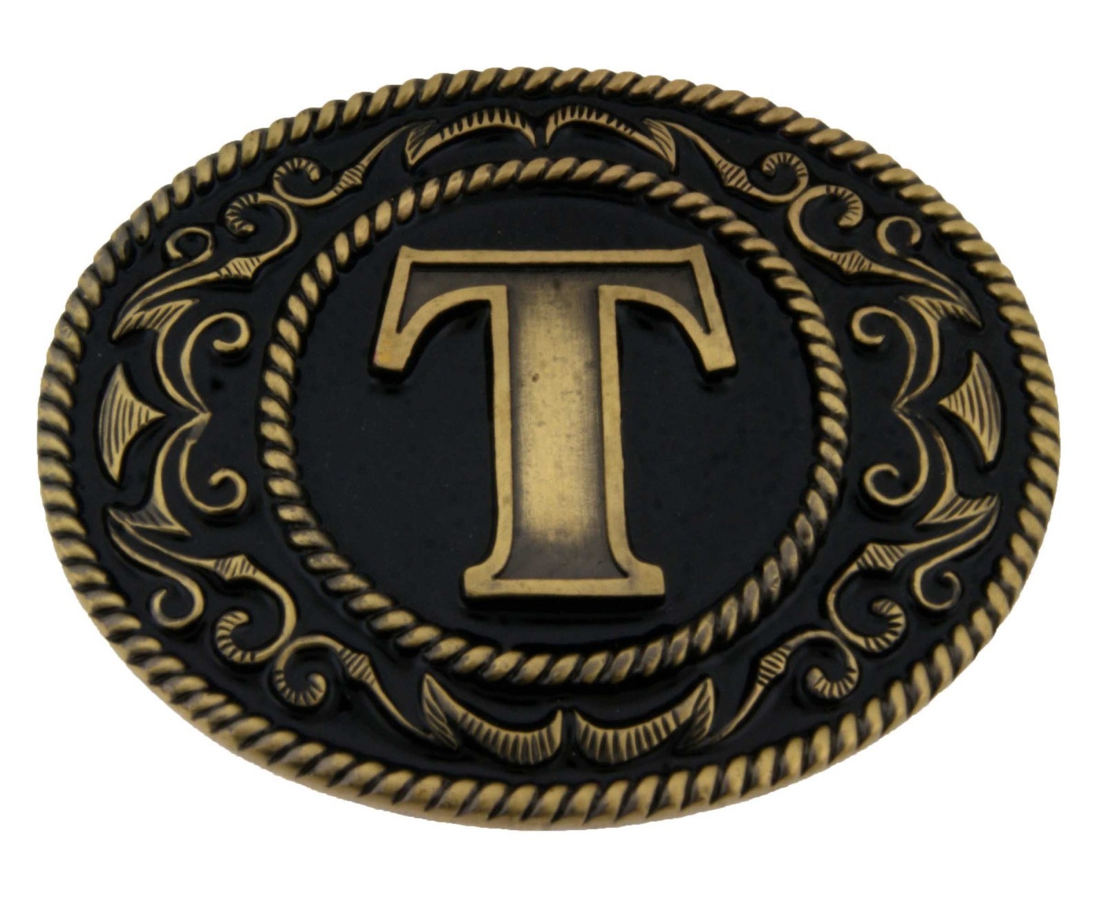 New Men Women Western Initial A-Z Belt Buckles Rodeo Cowboy Cowgirl Silver Gold