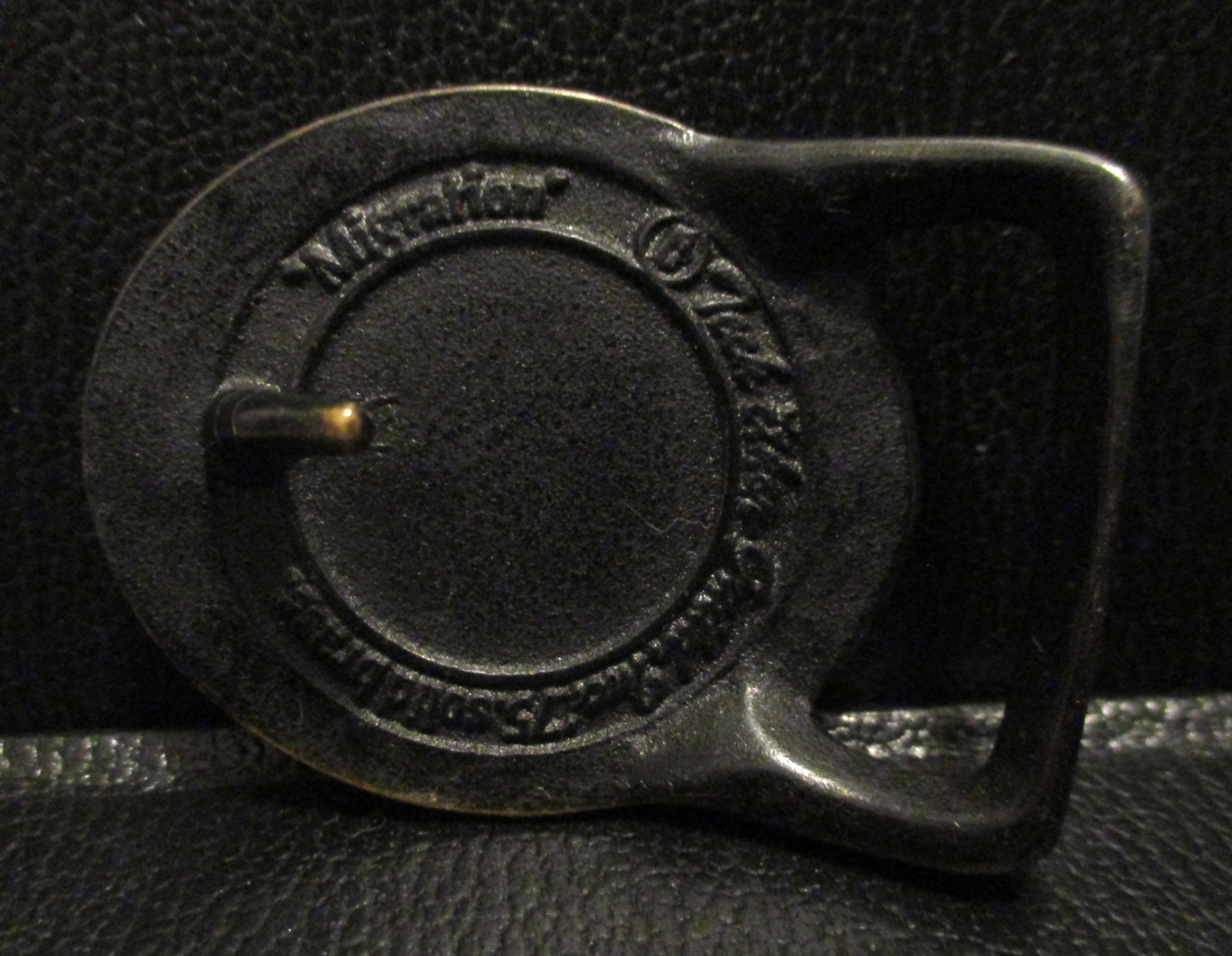 1975 Migration Flying Canadian Geese Belt Buckle Tech Ether Guild Sport Hunting