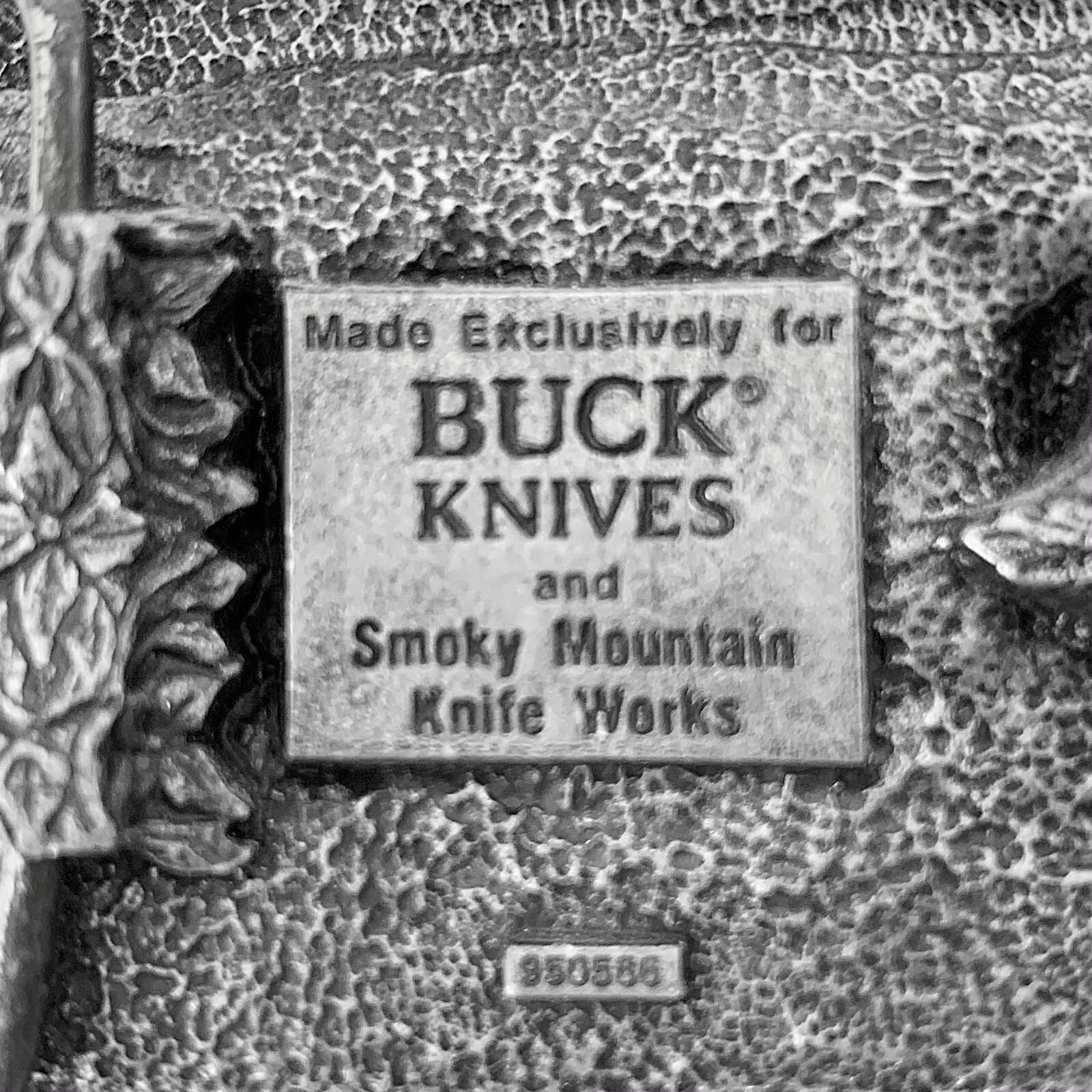 Buck Knives Pewter Belt Buckle Four Generations Smoky Mountain Knife Works