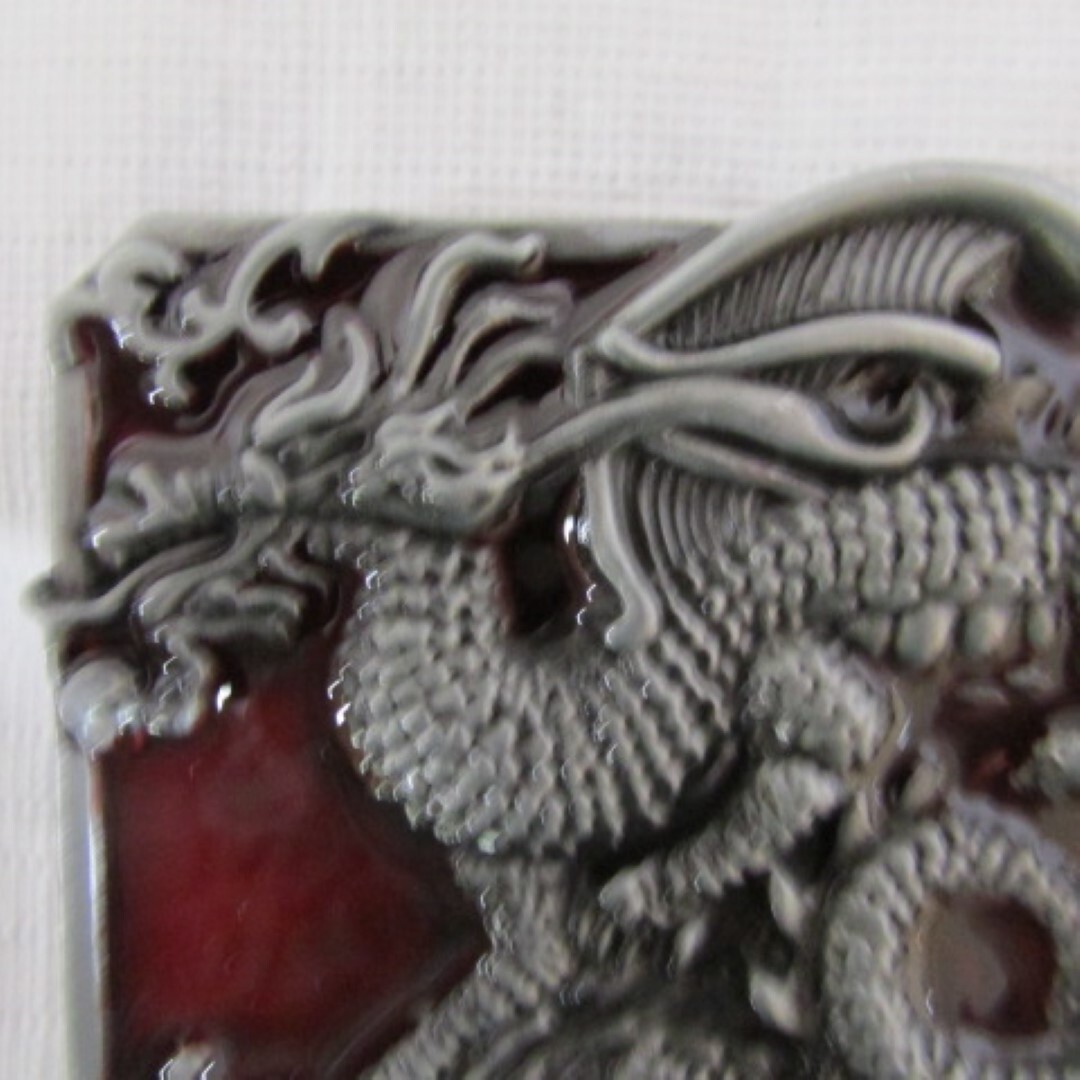 Red Dragon Punk Belt Buckle