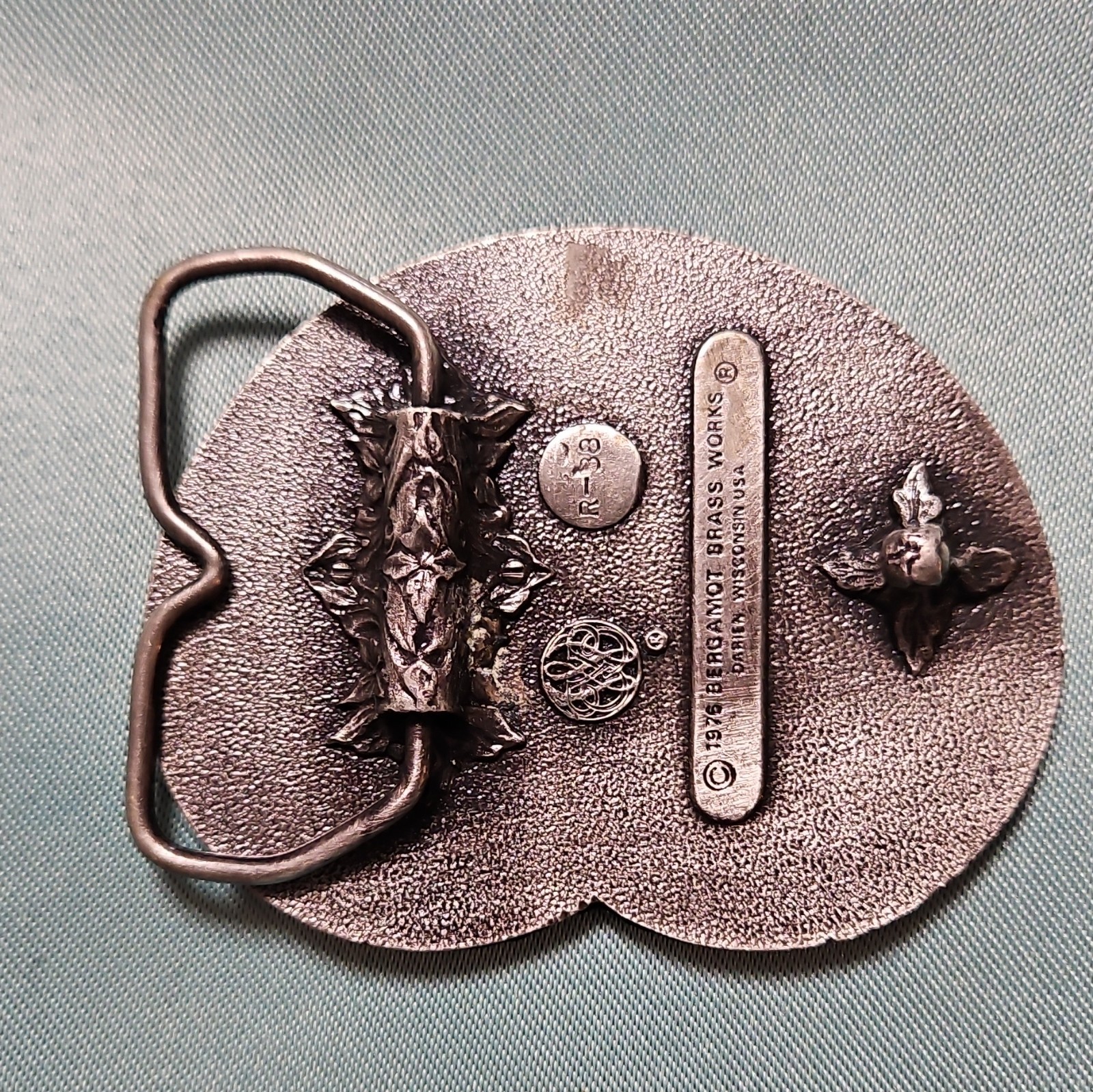 Bergamot Brass Works R-39 « Do It In A Van » Vehicle Western Belt Buckle 1.5&Prime;