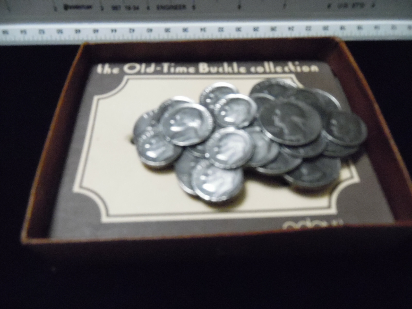 Vintage Limited Edition Old Time Belt Buckle Collection Coin Mint *Rare*