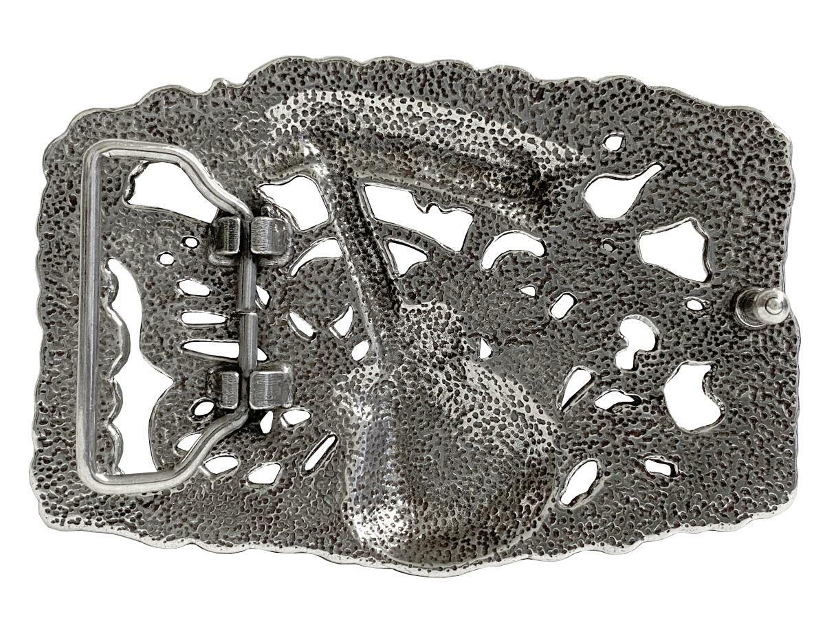 Unique Buckle 1973 Guitar Engraved Buckle Fits 1-1/2&Prime;(38mm) Wide Belt