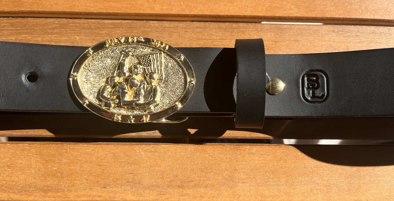 Donald J Trump  » Fight  » Belt Buckle, artisan Quality.