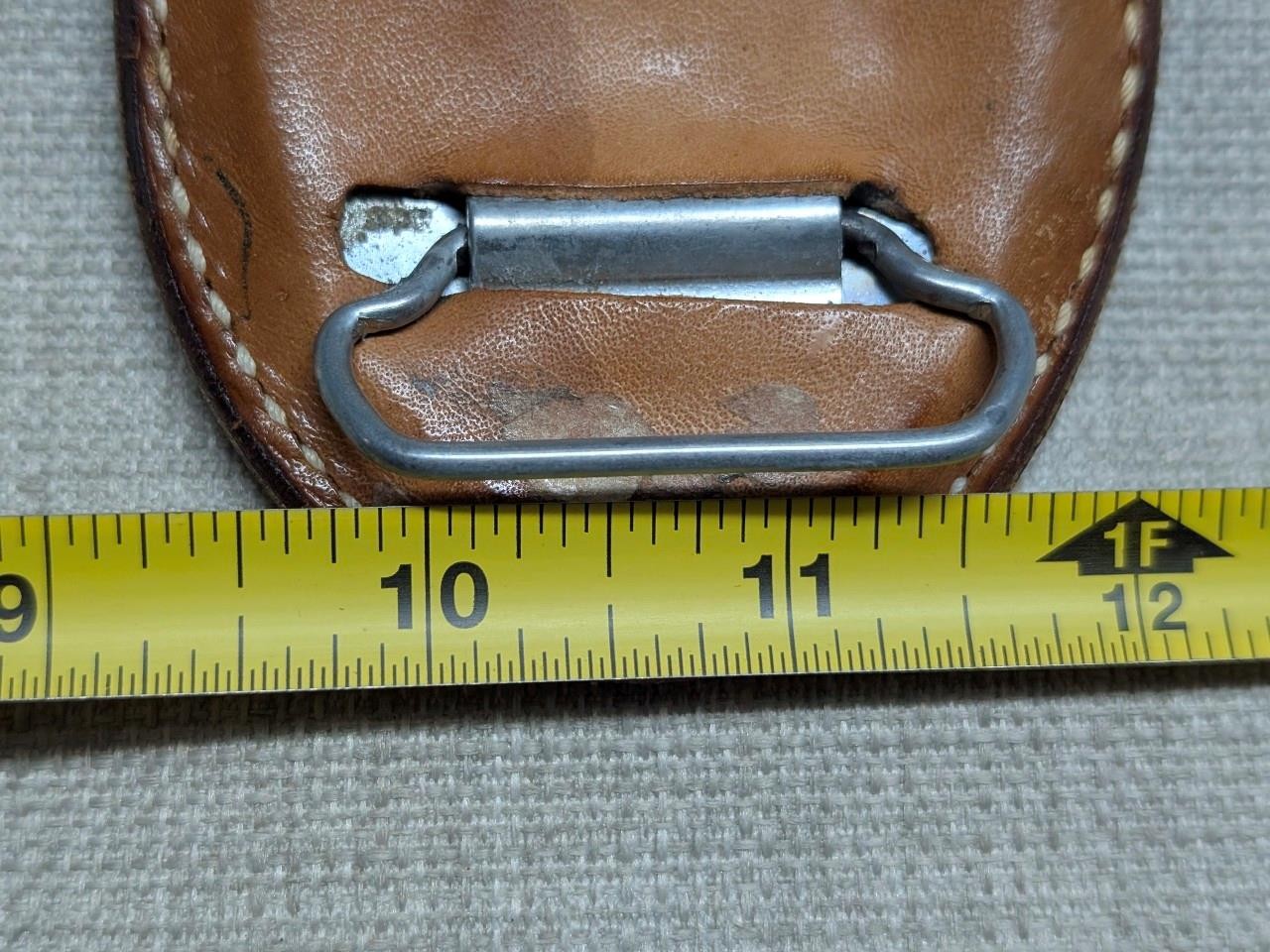 vintage TOOLED belt buckle WESTERN cowhide leather COWBOY laced