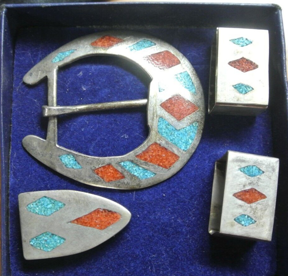 Sterling silver 925 TIPS, BUCKLE, AND SLIDES, made in U.S.A.