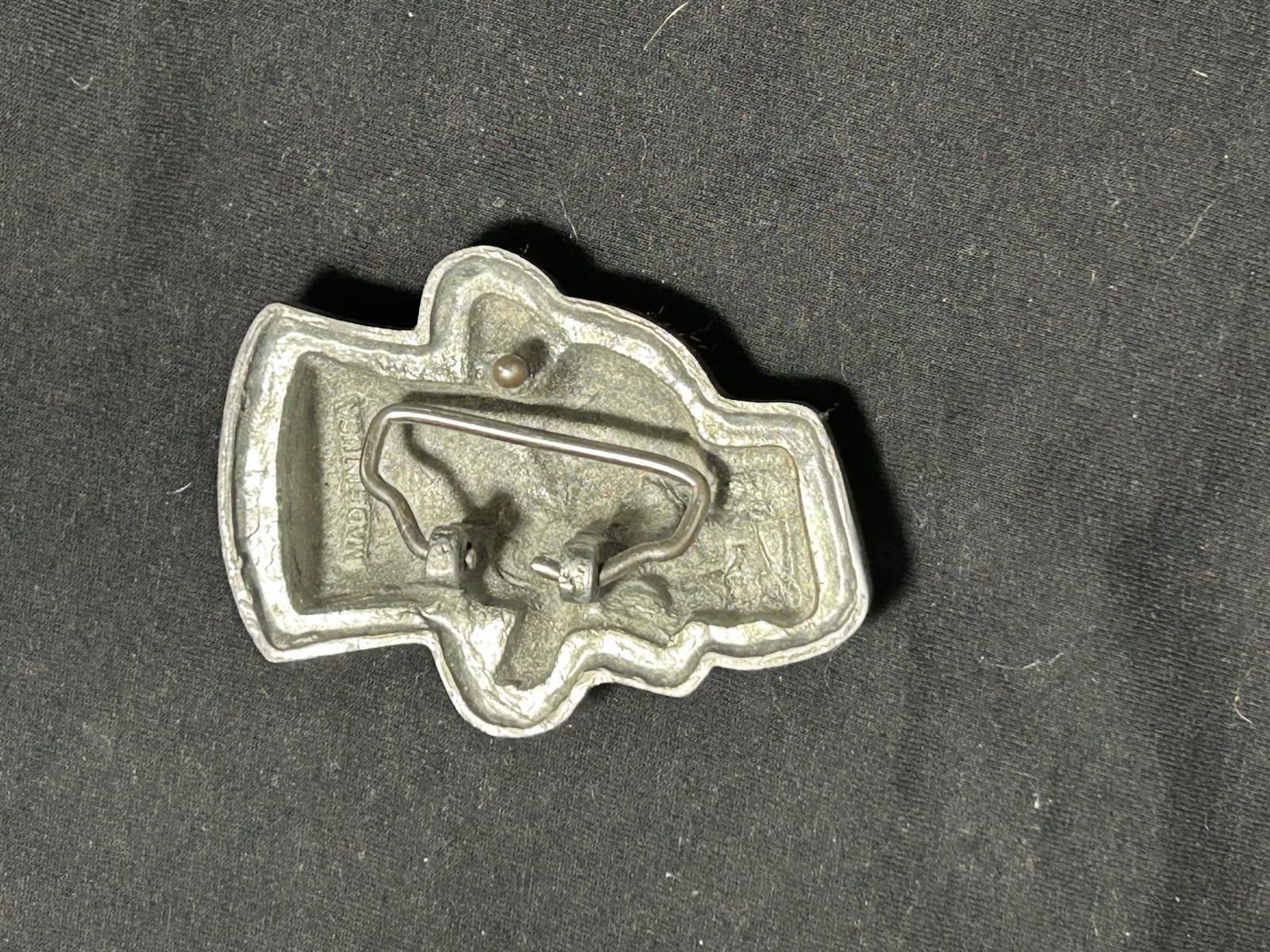 Skull With Top Hat Belt Buckle