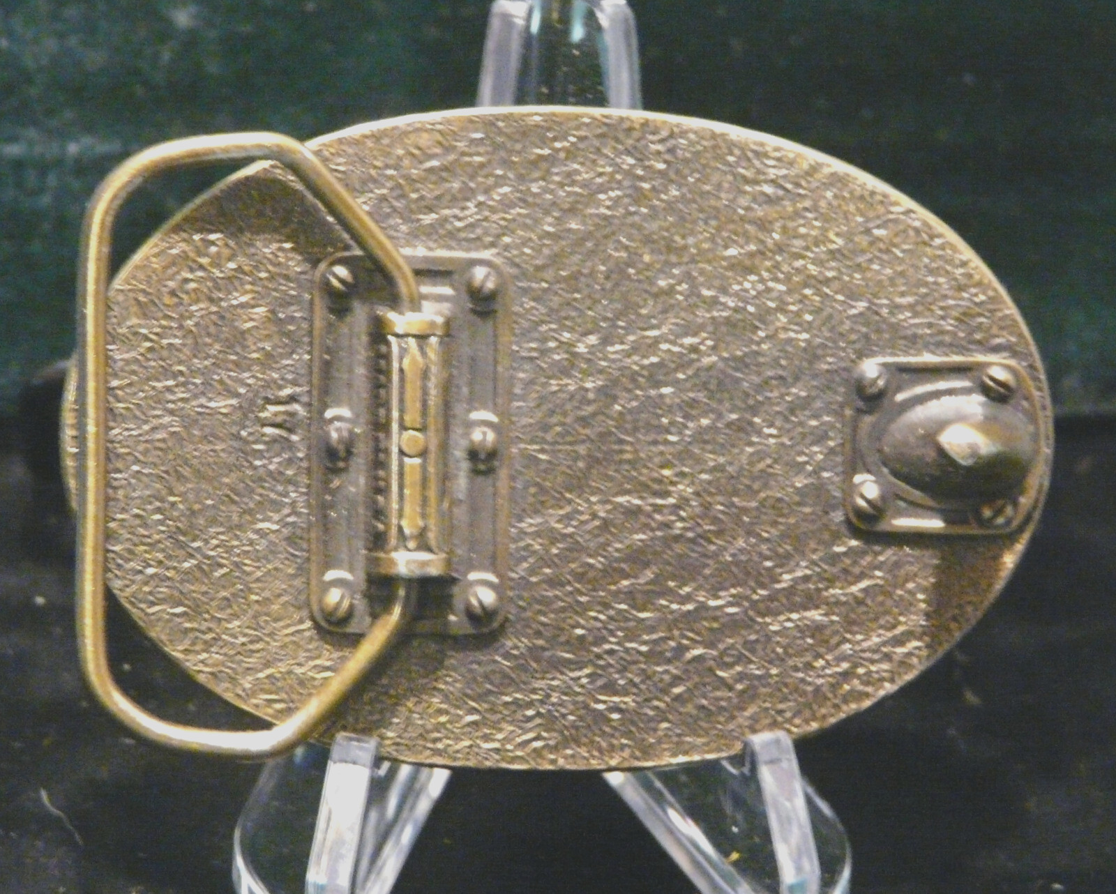 Vintage 25th Anniversary Bass Anglers Sportsman Society 1992 Brass Belt Buckle
