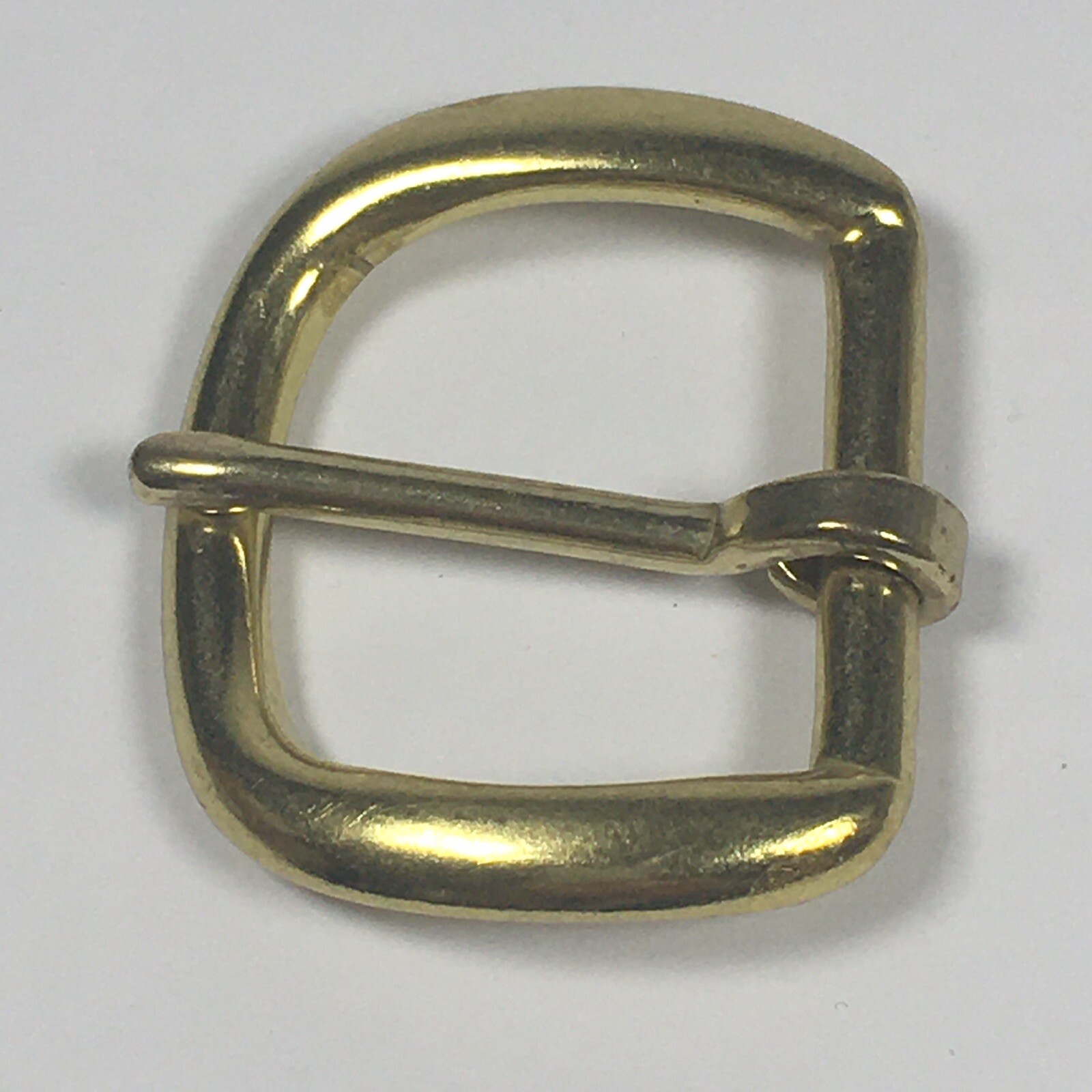 Vintage Replacement Belt Buckle Fits 1.2&Prime; Simple Basic Gold Toned Made in USA 1A