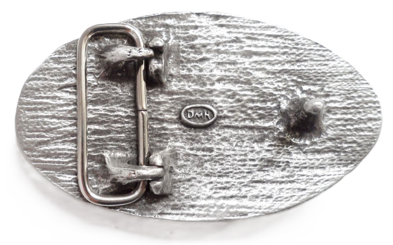 Green Man Pewter Belt Buckle – Hand Made in the United Kingdom