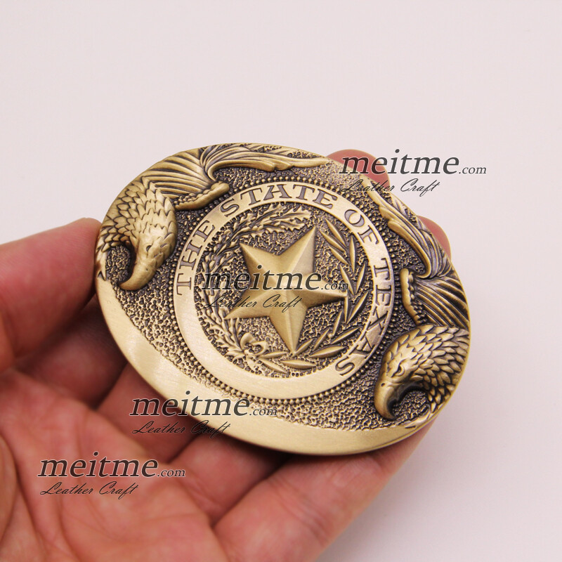 1 1/2 Belt Buckle Brass for men Vintage Works Buckles Pin Hippie Western DIY Lot
